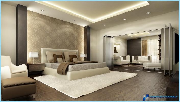 Bedroom in modern style