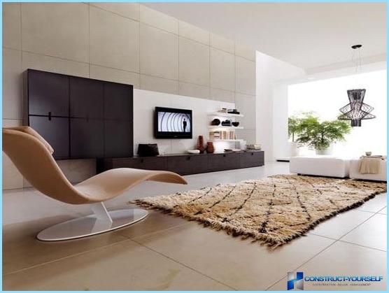 Möbel für ein Schlafzimmer in einem modernen Stil + Foto