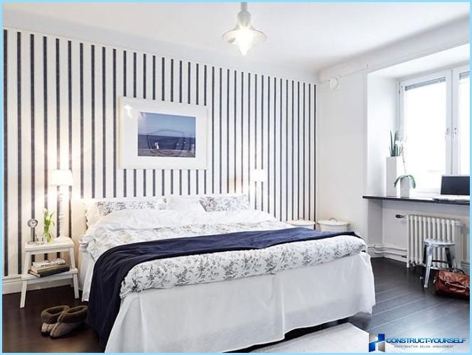 Schlafzimmerdesign im skandinavischen Stil
