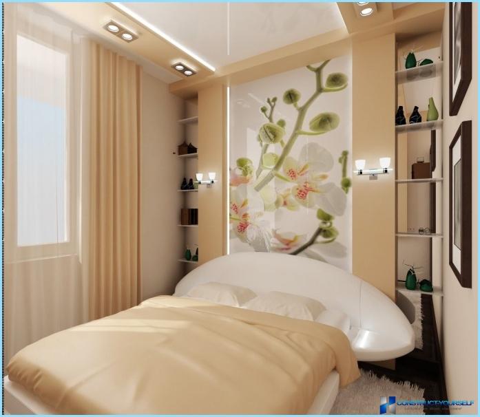 Kleines Schlafzimmer im modernen Stil