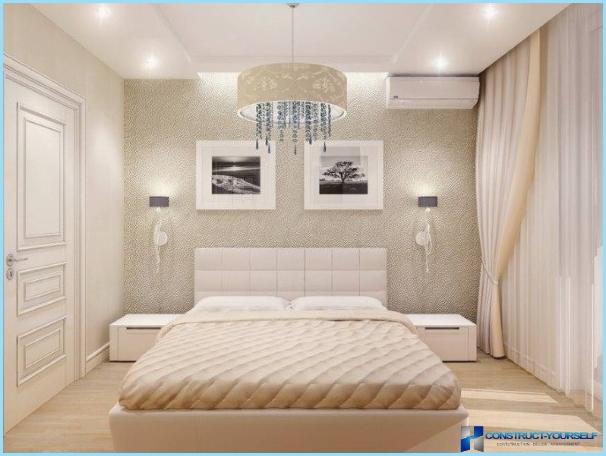 Lille soveværelse i moderne stil