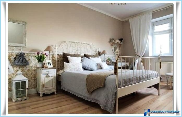 Bedroom design in the style of Provence