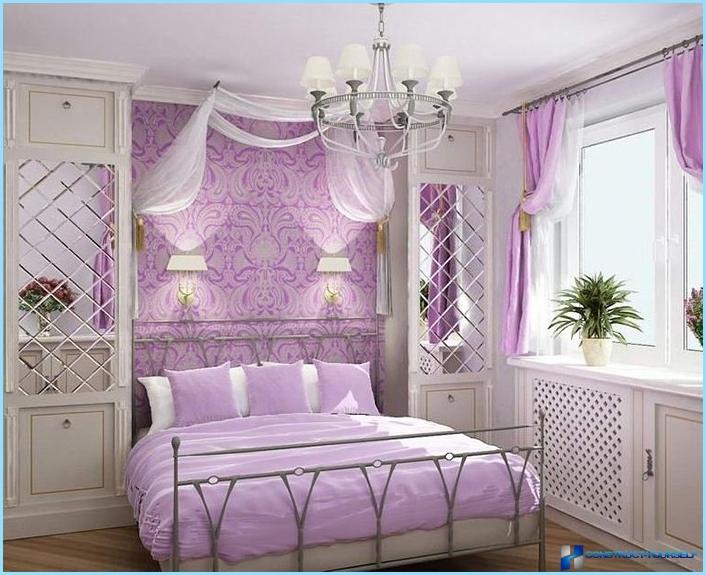 Provansalni stil u unutrašnjosti spavaće sobe
