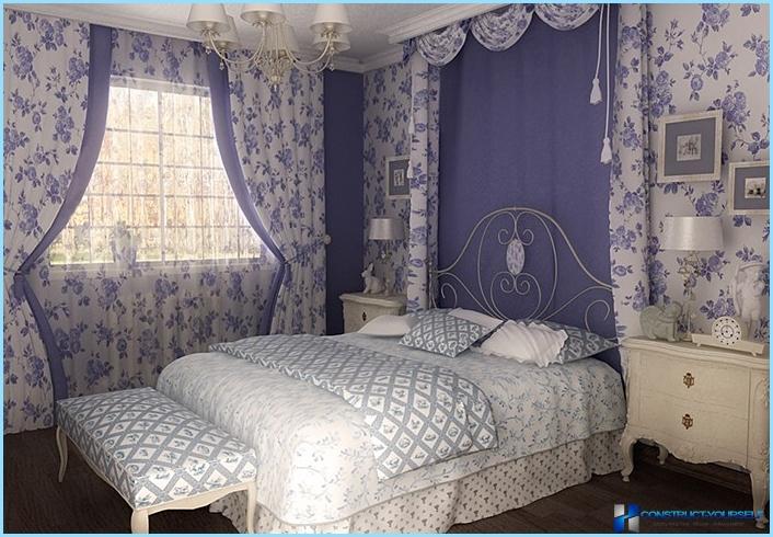 Provence-Stil im Schlafzimmer Interieur
