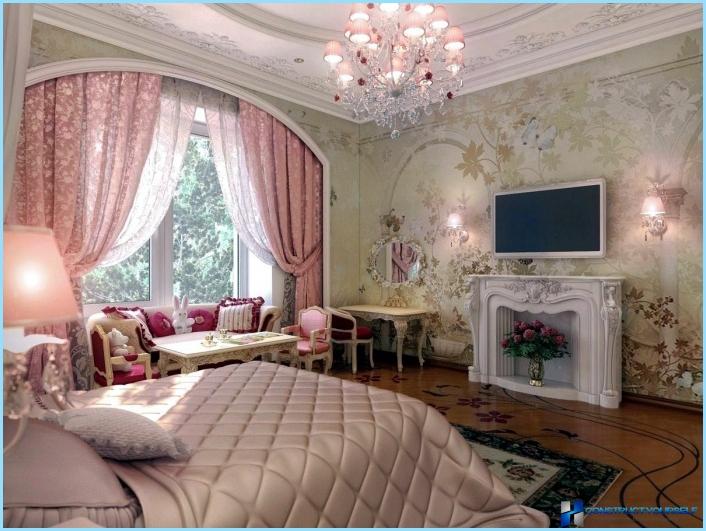 Provence-Stil im Schlafzimmer Interieur
