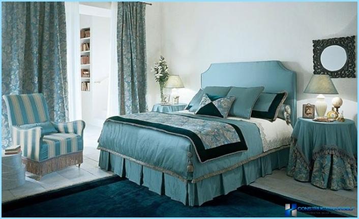 Завеси и тапети за спалнята в стила на Прованс