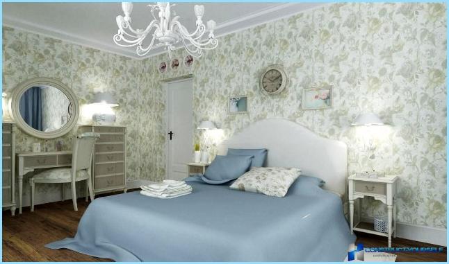 Lille soveværelse i Provence-stil