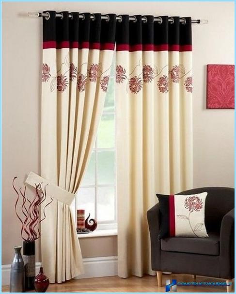 Design curtains for bedroom