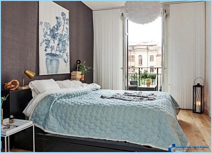 Skandinavski stil u interijeru spavaće sobe