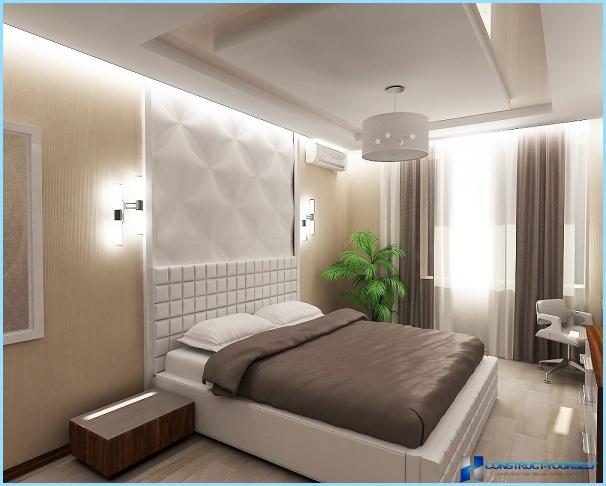 The design of a small bedroom