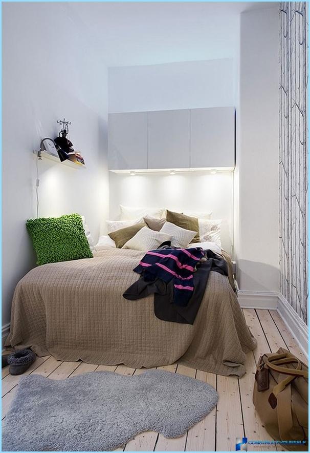 Design et lille soveværelse