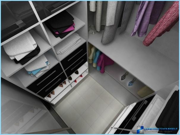 Cum să echipezi un dressing într-un apartament