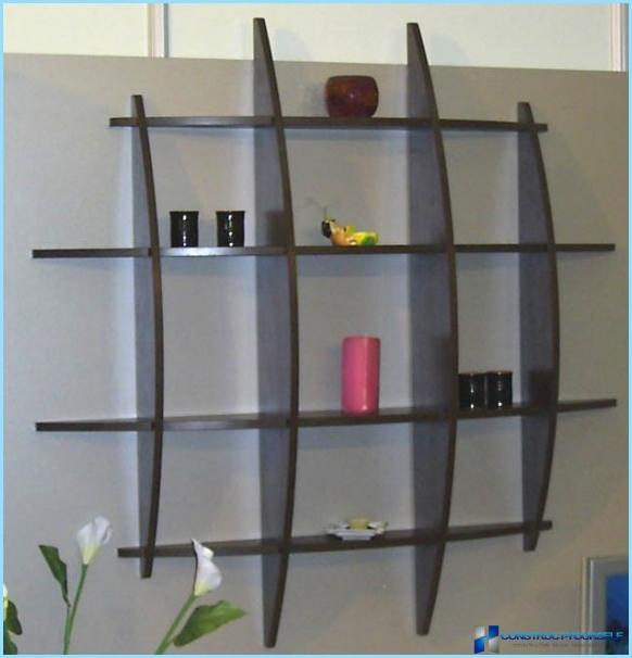 Wall shelves with your own hands