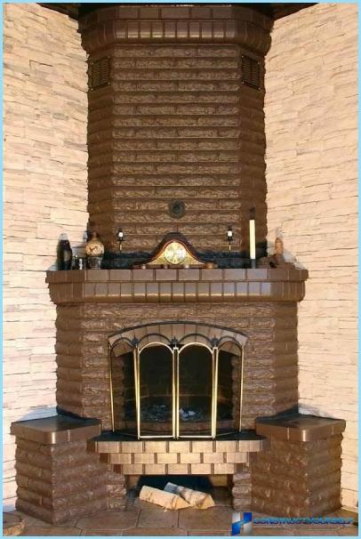How to make brick fireplace