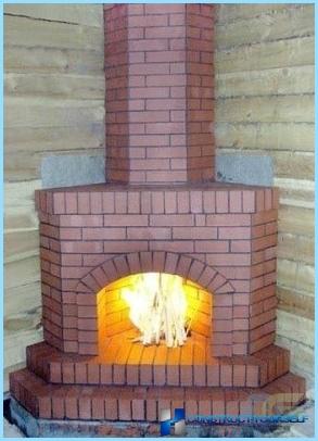 How to make corner fireplace