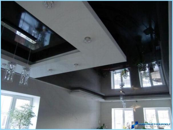 Ceiling design in room with photo