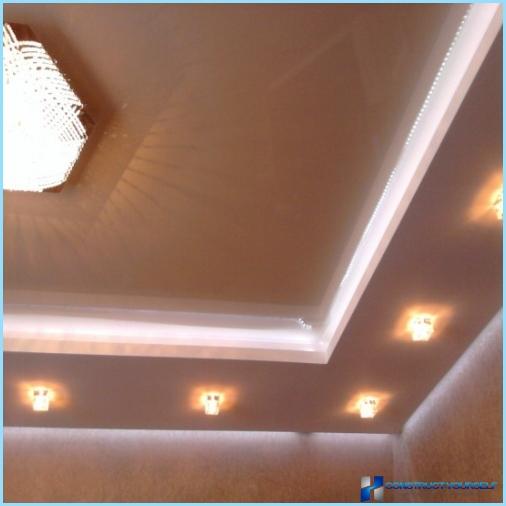 Ceiling design in room with photo