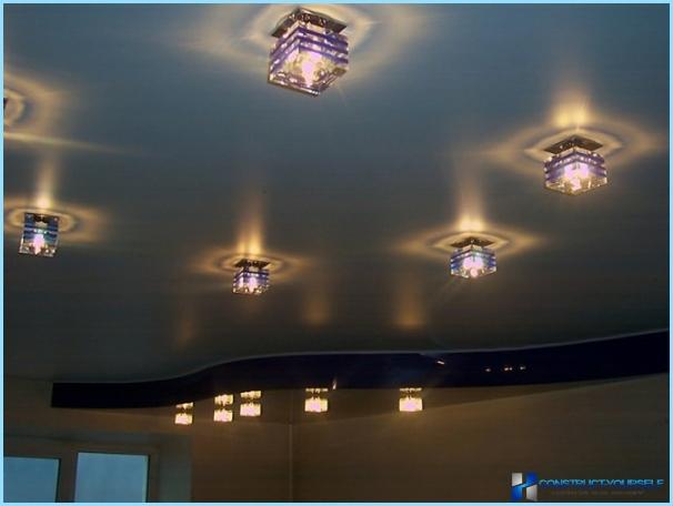 Ceiling design in room with photo