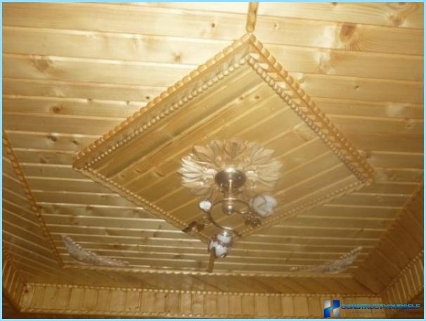 Ceiling design in room with photo