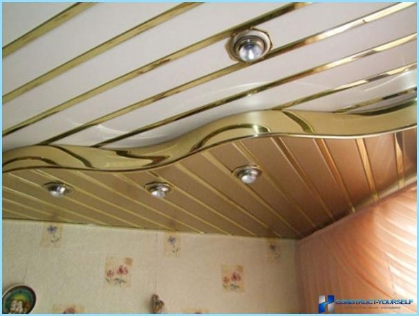 Ceiling design in room with photo