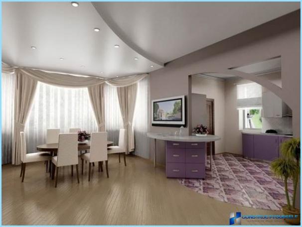 Stropný dizajn pre obývaciu izbu