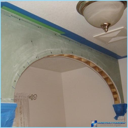 How to make an arch in a doorway