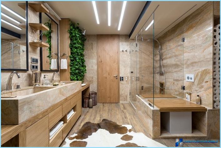 The project combined bathroom