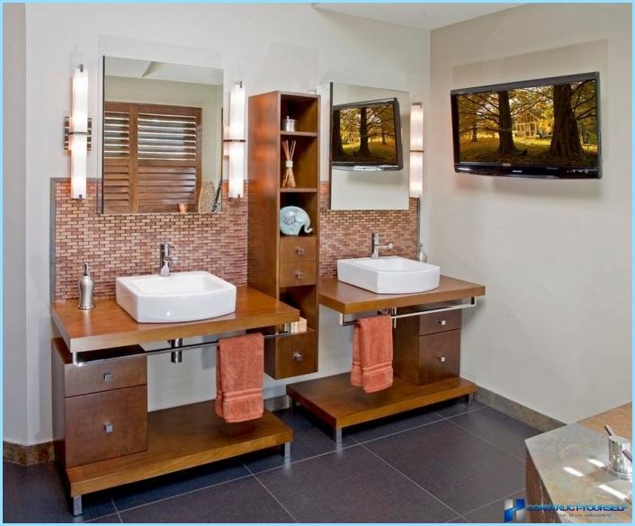 The project combined bathroom