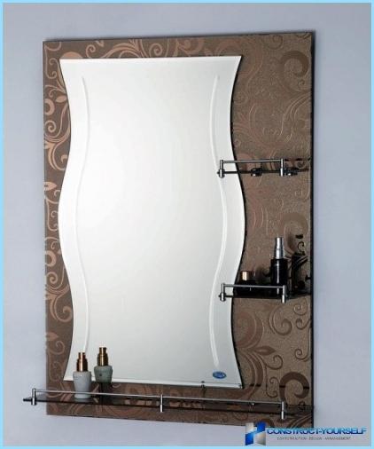Vannas istabas spoguļa dizains