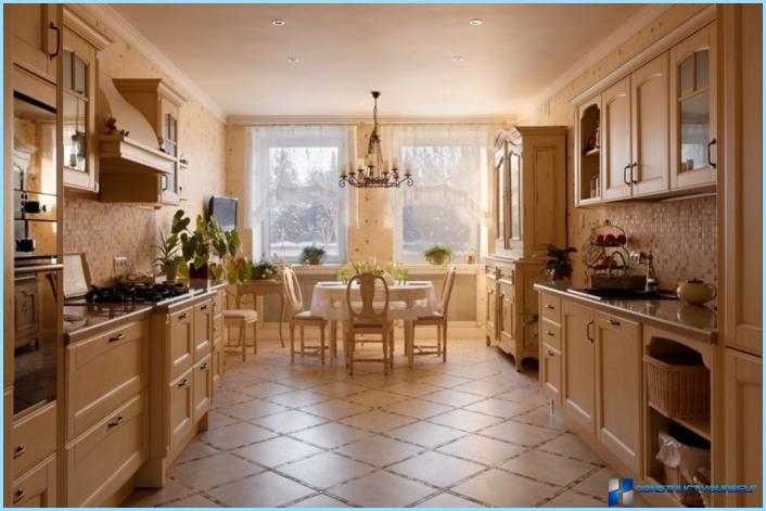 Mediterranean style in the kitchen interior