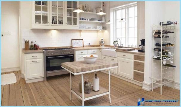 Kitchen interior in Scandinavian style