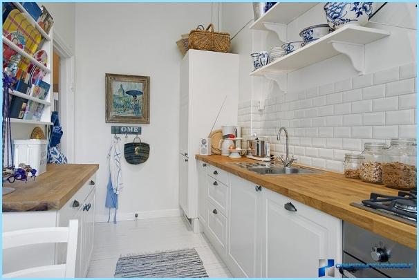 Kitchen interior in Scandinavian style