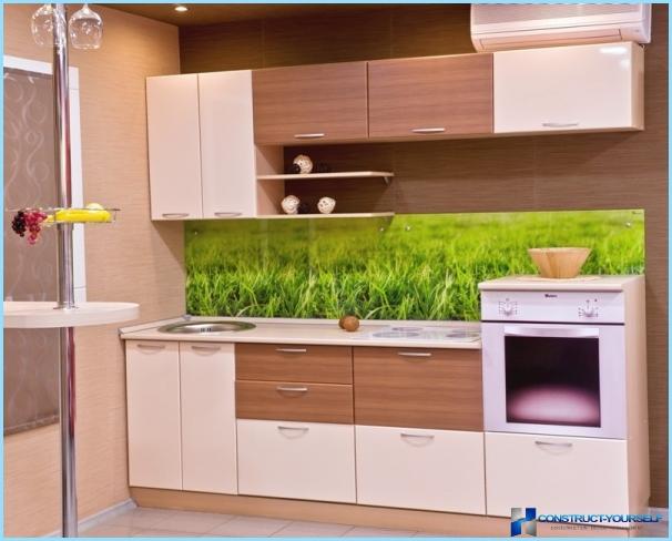 Kitchen design in eco style