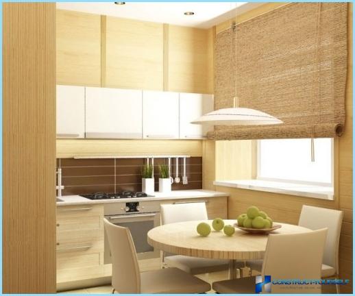 Kitchen design in eco style