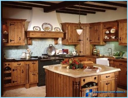 Kitchen design in Italian style