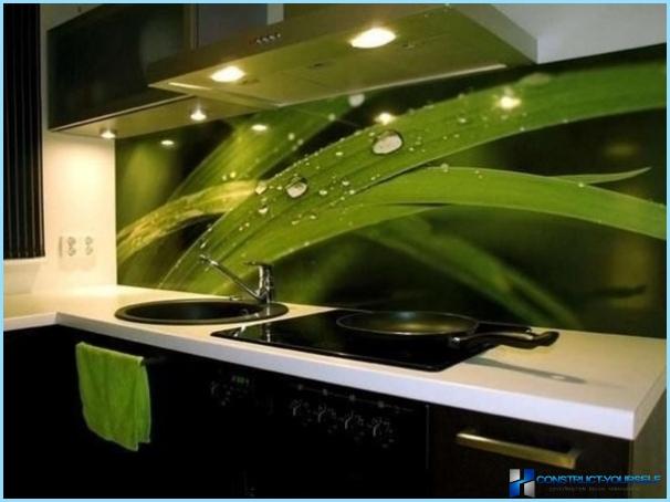 Kitchen design green color