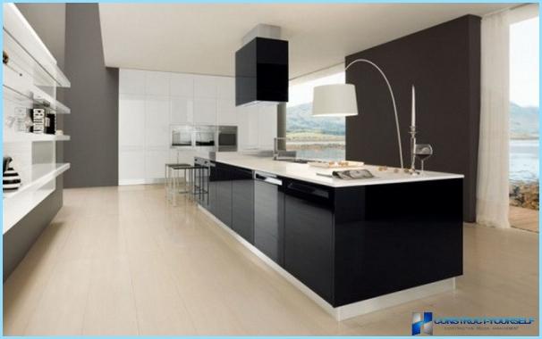 The minimalist style in kitchen interior