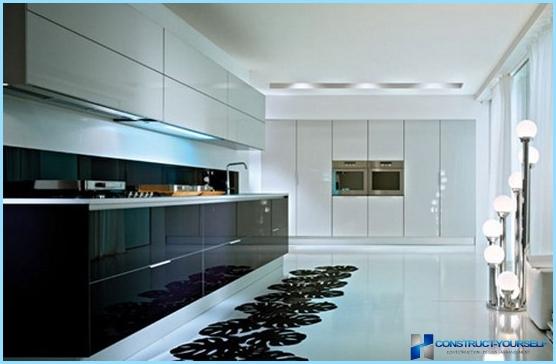 The minimalist style in kitchen interior