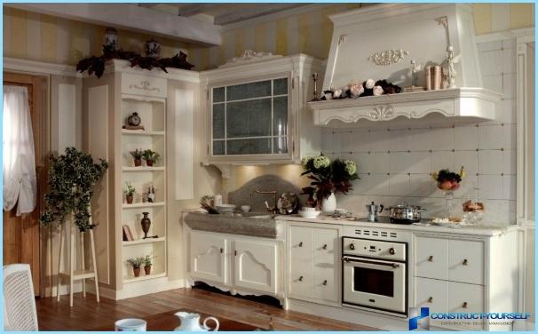 Kitchen design in the style of Provence