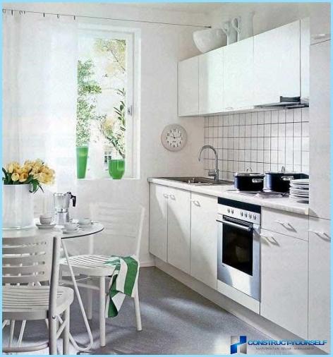 Дизайн на бяла кухня