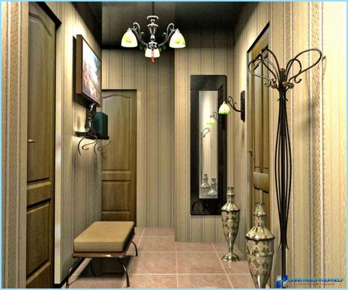 Korridor design i en lille lejlighed