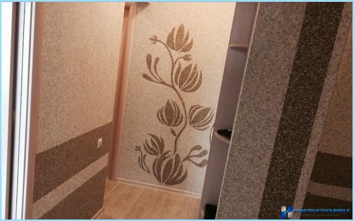 Liquid Wallpaper in the interior hallway