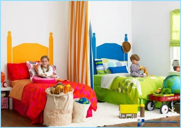 Дизайн дитячої кімнати для різностатевих дітей