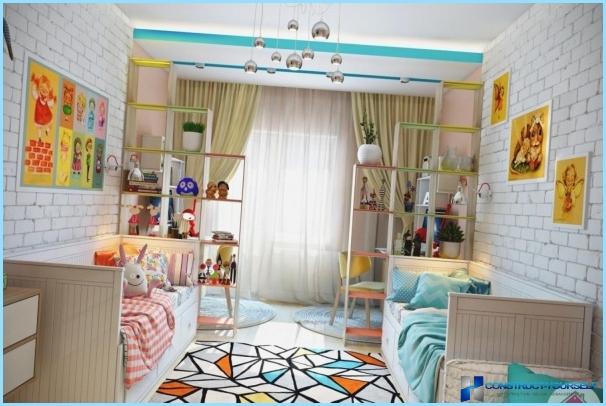 Проектирайте детска стая за хетеросексуални деца