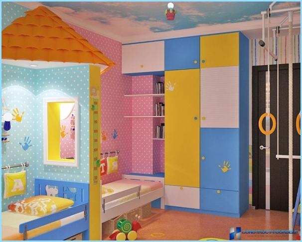 Dizajnirajte dječju sobu za heteroseksualnu djecu