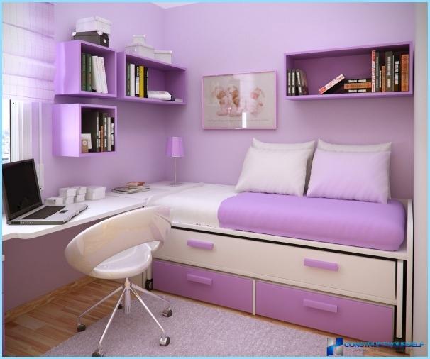 Interior room for teenage girls