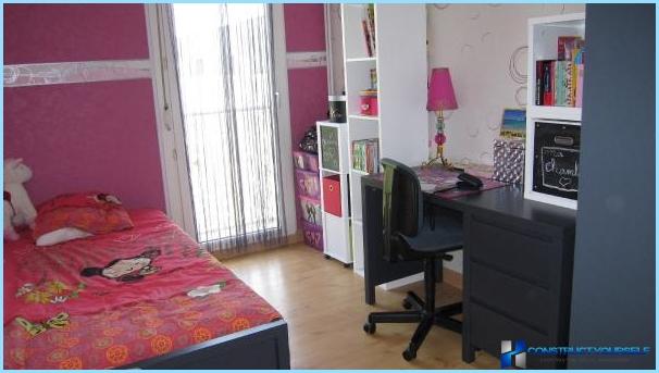 Interior do quarto para adolescente