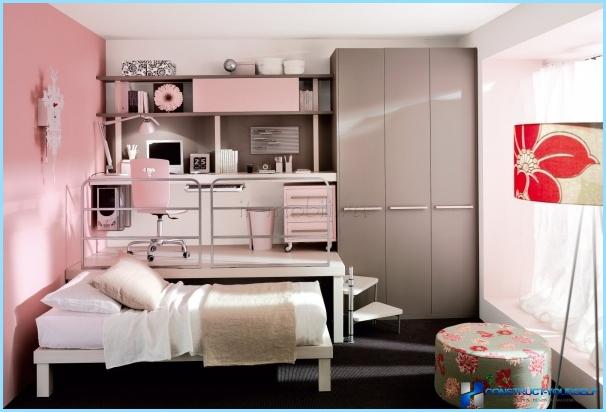 Interior room for teenage girls