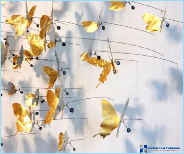 Decorative butterflies for wall decoration