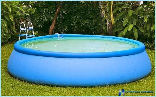 How to choose an inflatable pool for the garden